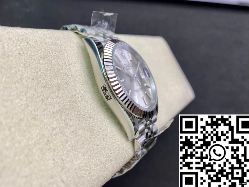 M126334-0004 Clean Datejust Silver Rolex Factory Dial 0305